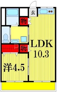 エミコーポラス【1階】の間取り
