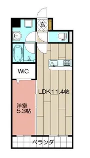 ネクステージ三萩野【4階】の間取り