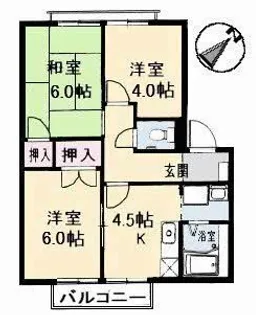 フレグランス邑久郷【2階】の間取り