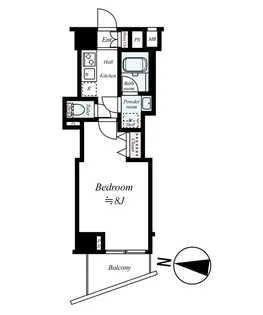 東京都新宿区四谷4【マンション】の間取り
