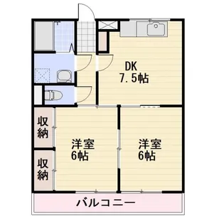 長野県長野市大字稲葉【マンション】の間取り