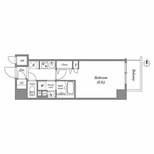 東京都墨田区横川3【マンション】の間取り