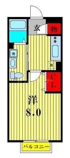 ガーデンクレール【2階】の間取り