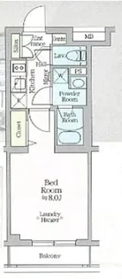 アイルプレミアム西新宿【2階】の間取り