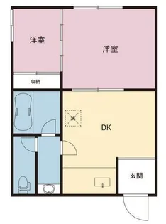 青葉荘【1階】の間取り