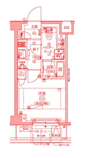 クレイシア横浜ヴェール【3階】の間取り