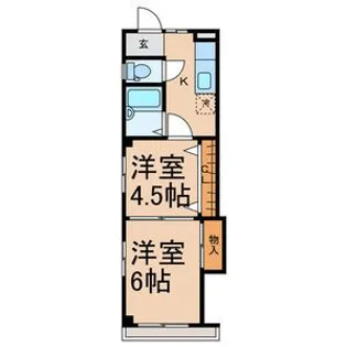 愛知県名古屋市中村区中村本町2【マンション】の間取り