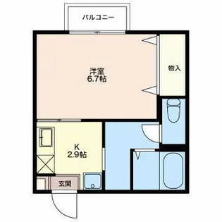 ドミールN【1階】の間取り