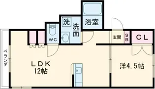 ヴィラージュ エム【2階】の間取り