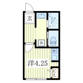 ROSSO高柳【1階】の間取り