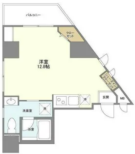 ププレMIYA八丁堀【4階】の間取り