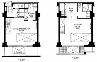 フレンシア外苑西【1階】の間取り