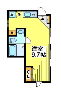 東京都世田谷区南烏山4【アパート】の間取り