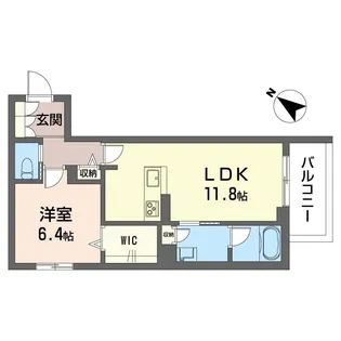 アンビシア【3階】の間取り