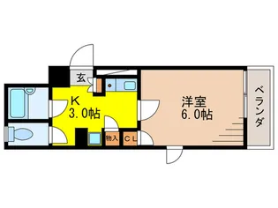 タカラビル【6階】の間取り