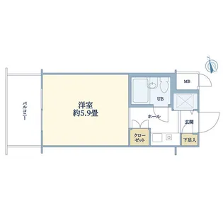 パーク・ノヴァ綱島【8階】の間取り