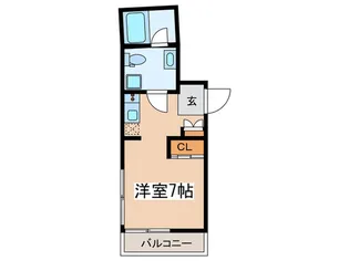 クオリア渋谷本町【5階】の間取り