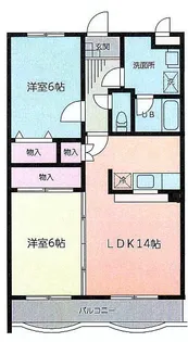 グランデュール【2階】の間取り