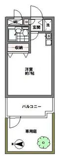ライオンズマンション両国第7【1階】の間取り