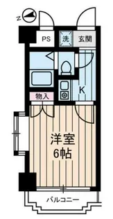 ダイホープラザ調布【2階】の間取り