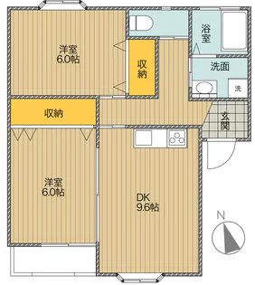 T-net プルーリオン【1階】の間取り