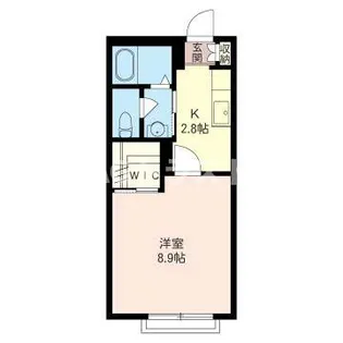 クローカス東大宮【1階】の間取り