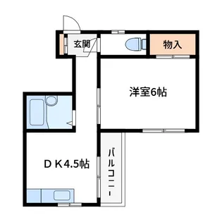 コーポ立花【3階】の間取り