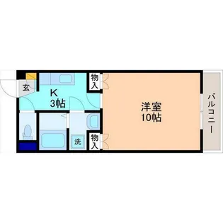 ドリームレバンテ浅野【1階】の間取り