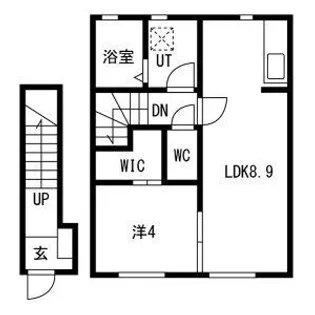 EQUUS(エクウス)A【2階】の間取り