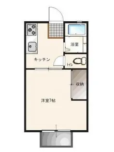 ハイランドハイツ【1階】の間取り