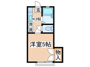 光コーポ【1階】の間取り