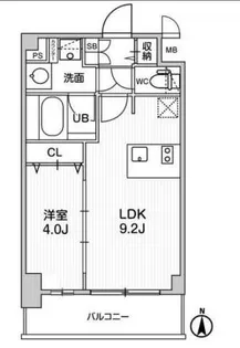 ディームス東陽町II【4階】の間取り