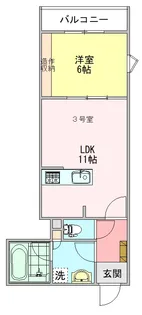LIVENT元住吉【3階】の間取り