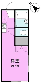 パレスボンジュール【1階】の間取り