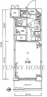 ルーブル世田谷【5階】の間取り