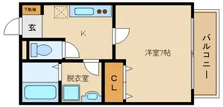 グローリーコート【1階】の間取り