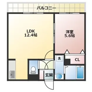 パティオ竹善(たけぜん)【1階】の間取り