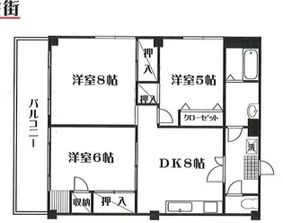 クローバーハウス桜台【2階】の間取り