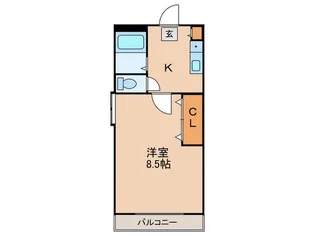 富士レイホ-ビル第3【2階】の間取り