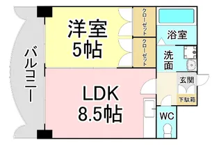 ロイヤルセンターBLD【2階】の間取り