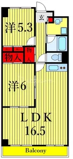 西葛西ハイツ【4階】の間取り