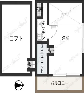 アムールK【2階】の間取り