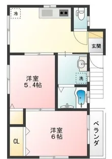 ハイム長島【2階】の間取り