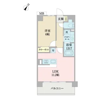 プレゼンス【4階】の間取り