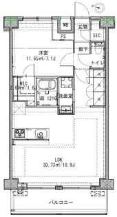 ニューミラ明大前【7階】の間取り