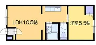 美馬マンション【2階】の間取り