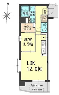 アミスタ【2階】の間取り