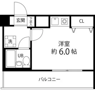Ts garden梶ヶ谷【6階】の間取り