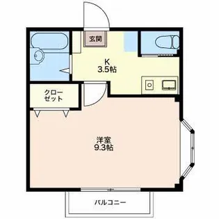 クレストM馬渕【2階】の間取り