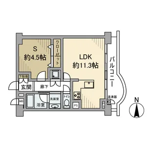 東陽サニーハイツ【8階】の間取り